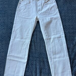 Banana Republic Men's Straight White Jeans
